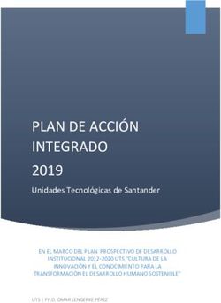 PLAN DE ACCIÓN INTEGRADO - 2019 Unidades Tecnológicas de Santander