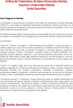 Política de Tratamiento de Datos Personales Clientes, Usuarios y Potenciales Clientes Scotia Securities - Colpatria