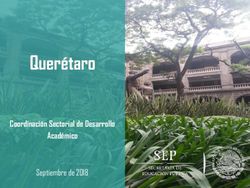 Quer&eacute;taro Coordinaci&oacute;n Sectorial de Desarrollo Acad&eacute;mico - Septiembre de 2018
