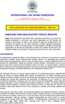INTERNATIONAL LIFE SAVING FEDERATION - mps 20 international life ...