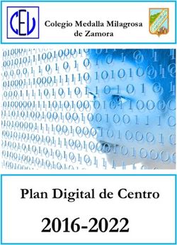 2016-2022 Plan Digital de Centro - Colegio Medalla Milagrosa de Zamora