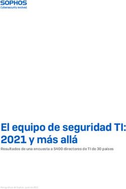 El equipo de seguridad TI: 2021 y m&aacute;s all&aacute; - Resultados de una encuesta a 5400 directores de TI de 30 pa&iacute;ses - Sophos