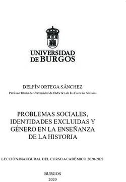 PROBLEMAS SOCIALES, IDENTIDADES EXCLUIDAS Y G&Eacute;NERO EN LA ENSE&Ntilde;ANZA DE LA HISTORIA - DELF&Iacute;N ORTEGA S&Aacute;NCHEZ