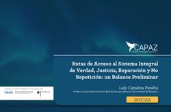 Rutas de Acceso al Sistema Integral de Verdad, Justicia, Reparaci&oacute;n y No Repetici&oacute;n: un Balance Preliminar