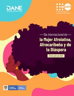 Afrocaribeña y de la Mujer Afrolatina, la Diáspora - DANE