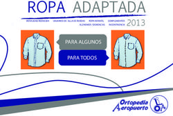 ROPA ADAPTADA 2013 PARA ALGUNOS PARA TODOS