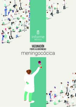 Meningoc&oacute;cica Informe - VACUNACI&Oacute;N - Portalfarma