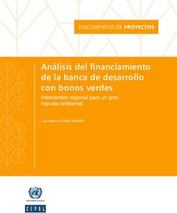 Análisis del financiamiento de la banca de desarrollo con bonos verdes - Intercambio regional para un gran impulso ambiental