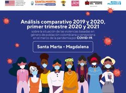 Análisis comparativo 2019 y 2020, primer trimestre 2020 y 2021 - Santa Marta - Magdalena - R4V