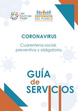 GUÍA de - CORONAVIRUS - Defensor del Pueblo, Provincia de Córdoba