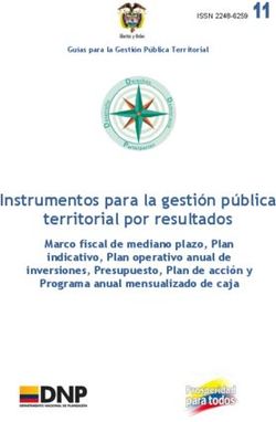 Instrumentos para la gestión pública territorial por resultados