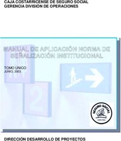 CAJA COSTARRICENSE DE SEGURO SOCIAL GERENCIA DIVISIÓN DE OPERACIONES - DIRECCIÓN DESARROLLO DE PROYECTOS - TOMO ÚNICO