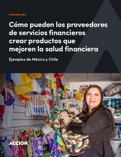 Cómo pueden los proveedores de servicios financieros crear productos que mejoren la salud financiera - Ejemplos de México y Chile