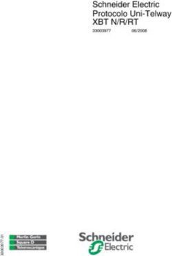 Schneider Electric Protocolo Uni-Telway - XBT N/R/RT