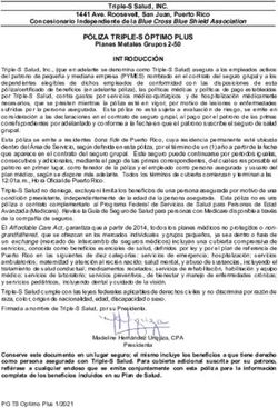 P&Oacute;LIZA TRIPLE-S &Oacute;PTIMO PLUS - Oficina del Comisionado de Seguros