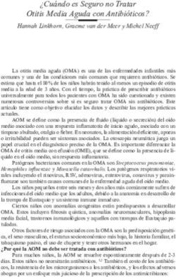 Cu&aacute;ndo es Seguro no Tratar Otitis Media Aguda con Antibi&oacute;ticos? - IAPO