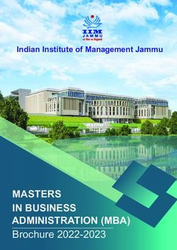 Indian Institute of Management Jammu - MASTERS IN BUSINESS ADMINISTRATION (MBA) Brochure 2022-2023