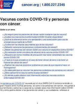 Vacunas contra COVID-19 y personas con cáncer