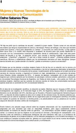Mujeres y Nuevas Tecnolog&iacute;as de la Informaci&oacute;n y la Comunicaci&oacute;n Dafne Sabanes Plou