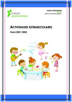 ACTIVIDADES EXTRAESCOLARES - Curso 2021/ 2022 - Colegio Jesús Maestro