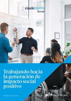 Trabaj ando hacia la generaci&oacute;n de impacto social positivo