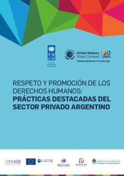 RESPETO Y PROMOCIÓN DE LOS DERECHOS HUMANOS: PRÁCTICAS DESTACADAS DEL SECTOR PRIVADO ARGENTINO - Defensoria