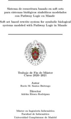Sistema de reescritura basado en soft sets para sistemas biol&oacute;gicos simb&oacute;licos modelados con Pathway Logic en Maude Soft set based rewrite system ...
