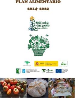 PLAN ALIMENTARIO 2014- 2022