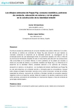 Los dibujos animados de Peppa Pig: consumo mediático, patrones de conducta, educación en valores y rol de género en la construcción de la ...