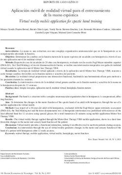 Virtual reality mobile application for spastic hand training