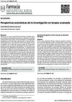 Perspectivas econ&oacute;micas de la investigaci&oacute;n en terapia avanzada