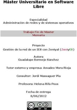 Máster Universitario en Software Libre