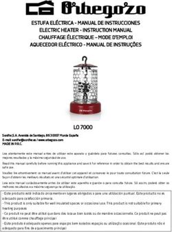 ESTUFA EL&Eacute;CTRICA - MANUAL DE INSTRUCCIONES ELECTRIC HEATER - INSTRUCTION MANUAL CHAUFFAGE &Eacute;LECTRIQUE - MODE D'EMPLOI AQUECEDOR EL&Eacute;CTRICO - MANUAL ...