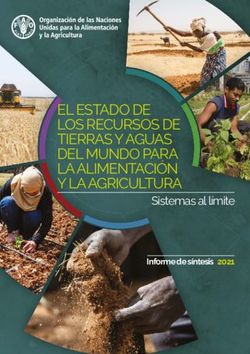 EL ESTADO DE LOS RECURSOS DE TIERRAS Y AGUAS DEL MUNDO PARA LA ALIMENTACIÓN Y LA AGRICULTURA - Sistemas al límite