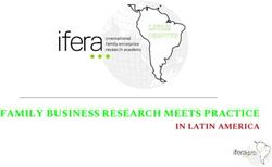 FAMILY BUSINESS RESEARCH MEETS PRACTICE - IN LATIN AMERICA - IFERA