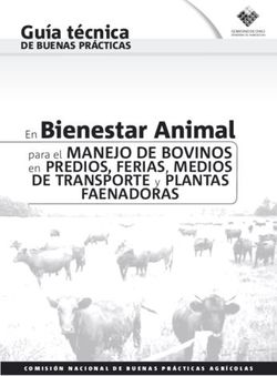 En Bienestar Animal en PREDIOS, FERIAS, MEDIOS DE TRANSPORTE y PLANTAS - Guía técnica