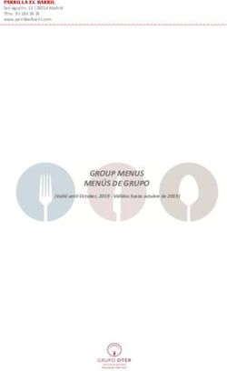 GROUP MENUS MENÚS DE GRUPO - Parrilla El Barril