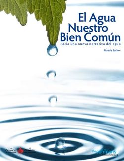 El Agua Nuestro Bien Común - Hacia una nueva narrativa del agua Maude Barlow