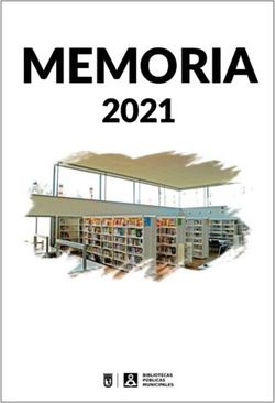 MEMORIA 2021 - Ayuntamiento de Madrid