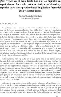 Nos vemos en el peri&oacute;dico!: Los diarios digitales en espa&ntilde;ol como fuente de textos aut&eacute;nticos multimedia y espacios para sacar producciones ...