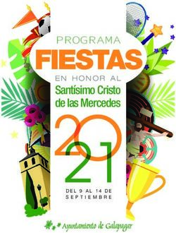 FIESTAS PROGRAMA Sant&iacute;simo Cristo de las Mercedes