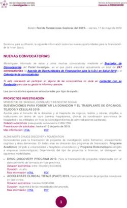NUEVAS CONVOCATORIAS - SANAC