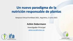 Un nuevo paradigma de la nutrición responsable de plantas - Achim Dobermann Investigador Principal