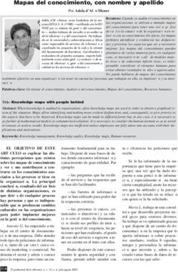 Mapas del conocimiento, con nombre y apellido