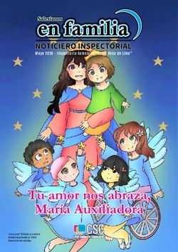 Tu amor nos abraza, María Auxiliadora - Mayo 2020 - Inspectoría Salesiana "Santa Rosa de Lima" - Salesianos.pe