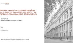 PERSPECTIVAS DE LA ECONOM&Iacute;A ESPA&Ntilde;OLA EN EL CONTEXTO EUROPEO: LOS RETOS Y EL PAPEL DEL PROGRAMA NEXT GENERATION EU