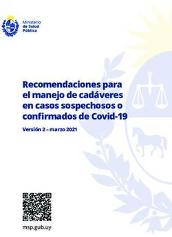Recomendaciones para el manejo de cad&aacute;veres en casos sospechosos o confirmados de Covid-19 - Versi&oacute;n 2 - marzo 2021