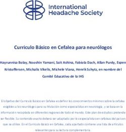 Curriculo B&aacute;sico en Cefalea para neur&oacute;logos - International ...