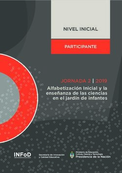 NIVEL INICIAL - JORNADA 2 | 2019 Alfabetización Inicial y la enseñanza de las ciencias en el jardín de infantes - Ministerio de Educación ...