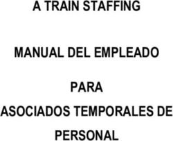 A TRAIN STAFFING MANUAL DEL EMPLEADO PARA ASOCIADOS TEMPORALES DE PERSONAL